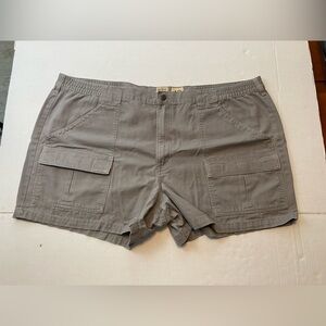 RedHead Mens Big & Tall Size 48 Gray Dad Shorts